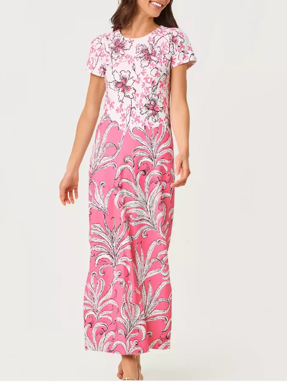 NWT Lilly Pulitzer UPF 50+ ChillyLilly Kaden Dress Confetti Pink Bumbley Buzz XL